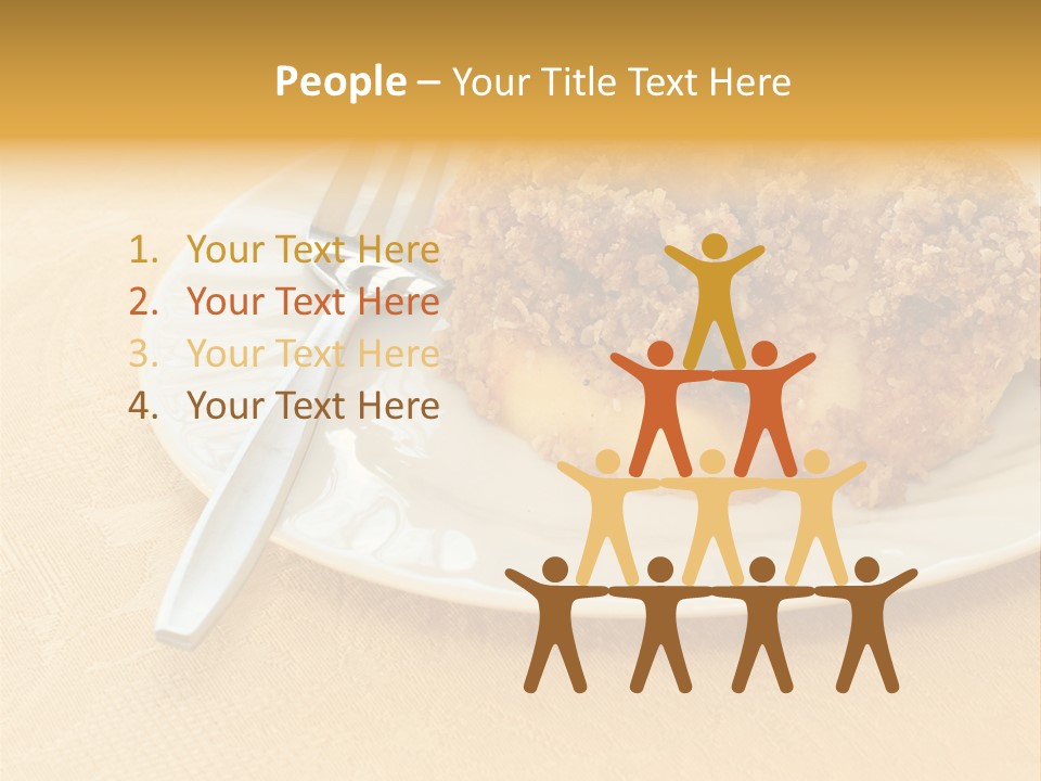 Delicious Apple Crisp Dessert Ready To Eat PowerPoint Template