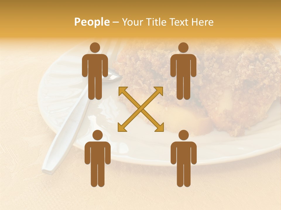 Delicious Apple Crisp Dessert Ready To Eat PowerPoint Template