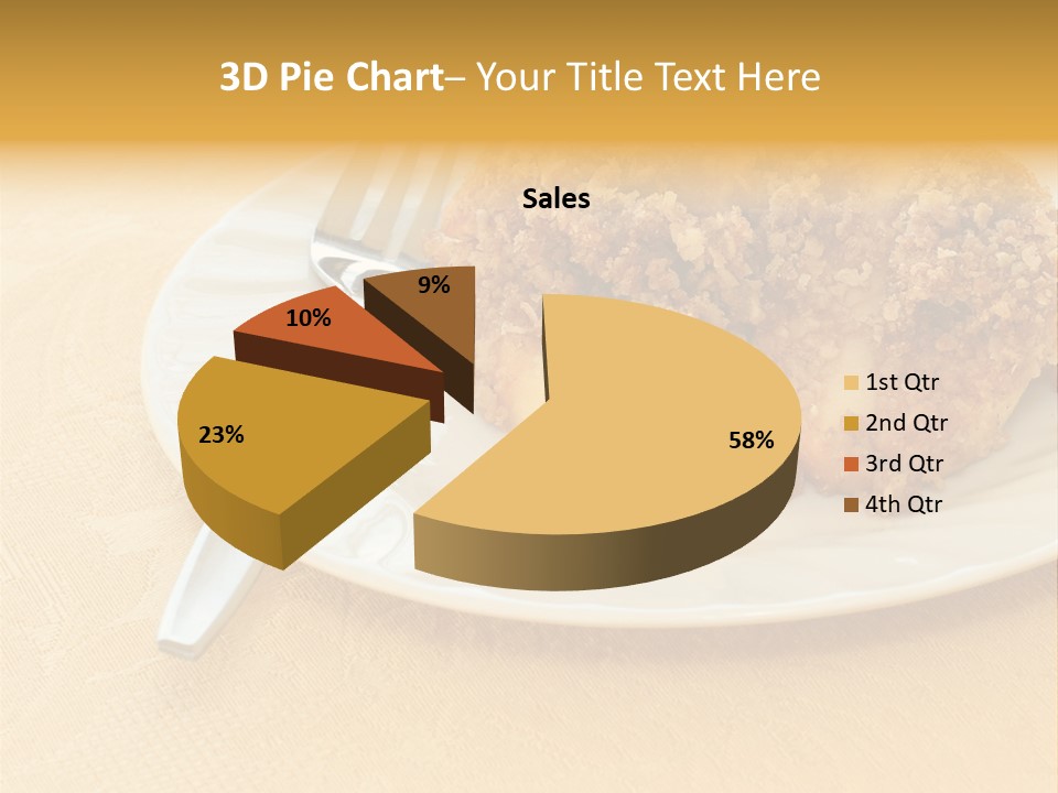 Delicious Apple Crisp Dessert Ready To Eat PowerPoint Template