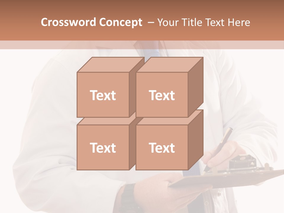 Doctor, Pharmacist Or Laboratory Worker Recording Information. PowerPoint Template