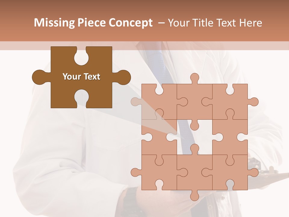 Doctor, Pharmacist Or Laboratory Worker Recording Information. PowerPoint Template