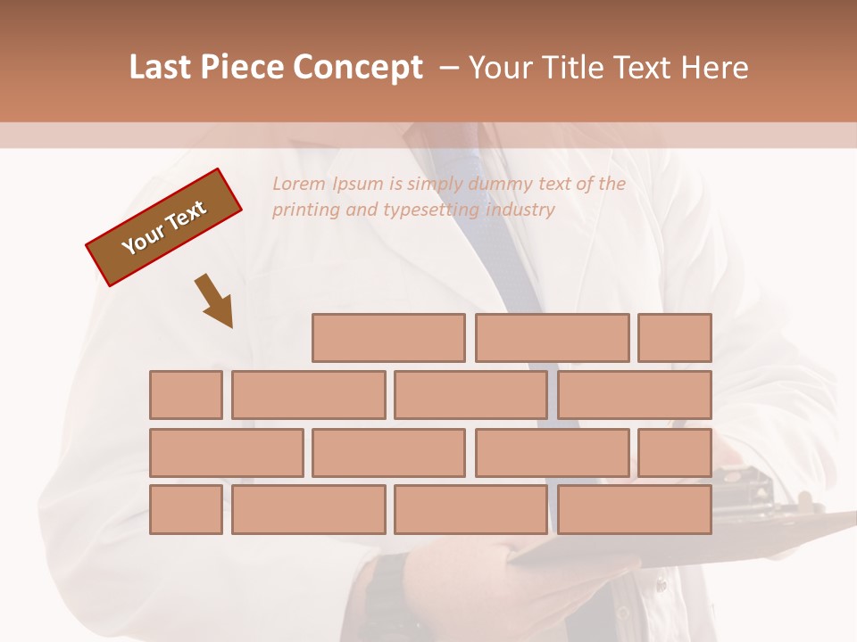 Doctor, Pharmacist Or Laboratory Worker Recording Information. PowerPoint Template