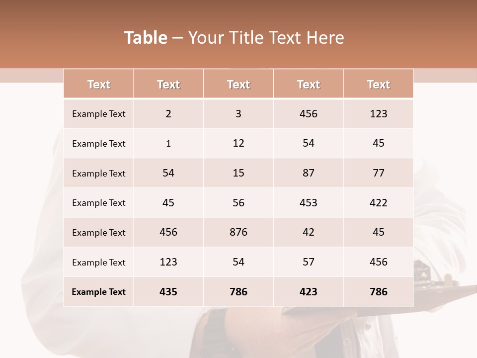 Doctor, Pharmacist Or Laboratory Worker Recording Information. PowerPoint Template