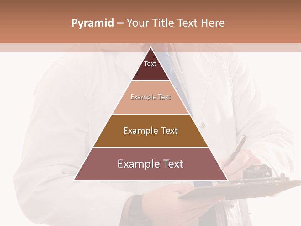 Doctor, Pharmacist Or Laboratory Worker Recording Information. PowerPoint Template