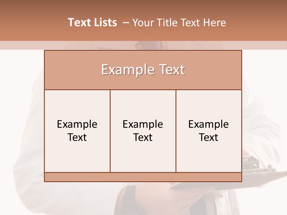 Doctor, Pharmacist Or Laboratory Worker Recording Information. PowerPoint Template