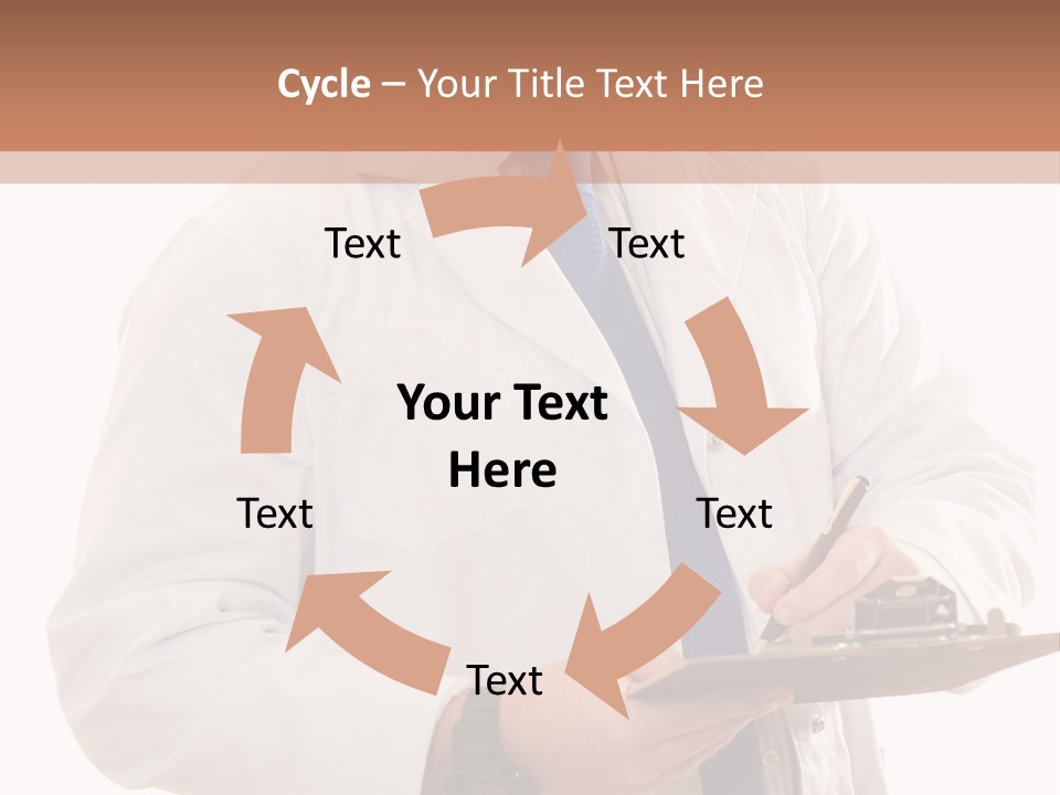 Doctor, Pharmacist Or Laboratory Worker Recording Information. PowerPoint Template