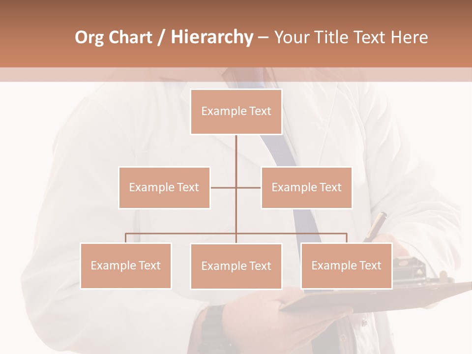Doctor, Pharmacist Or Laboratory Worker Recording Information. PowerPoint Template