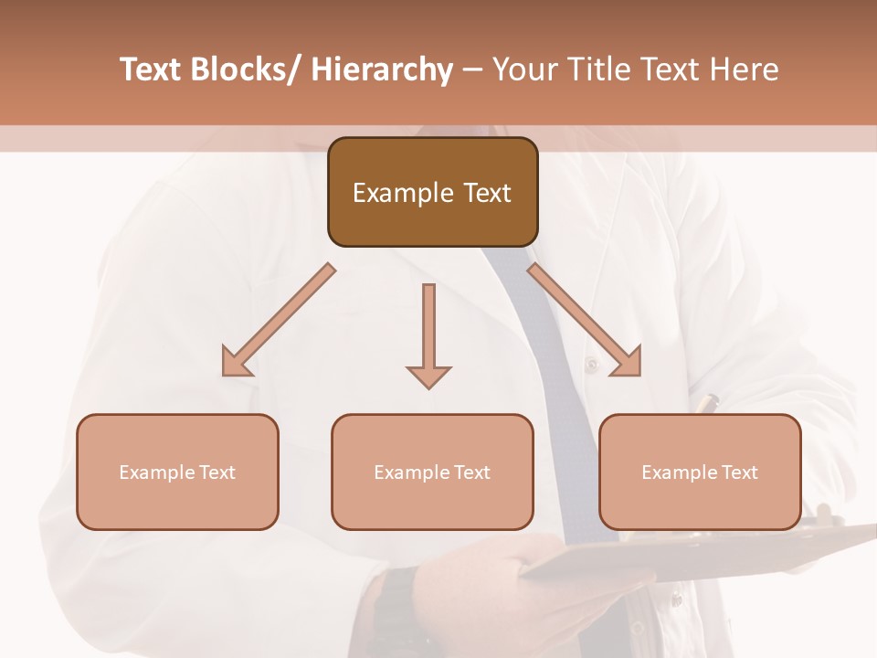 Doctor, Pharmacist Or Laboratory Worker Recording Information. PowerPoint Template