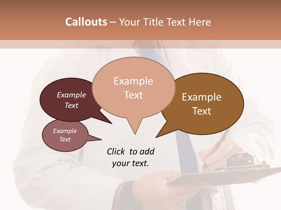 Doctor, Pharmacist Or Laboratory Worker Recording Information. PowerPoint Template