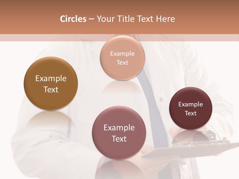 Doctor, Pharmacist Or Laboratory Worker Recording Information. PowerPoint Template
