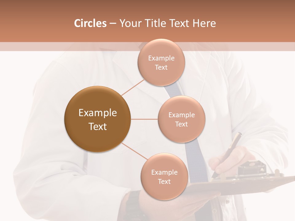 Doctor, Pharmacist Or Laboratory Worker Recording Information. PowerPoint Template