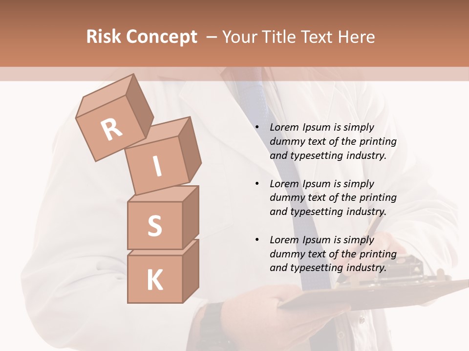 Doctor, Pharmacist Or Laboratory Worker Recording Information. PowerPoint Template