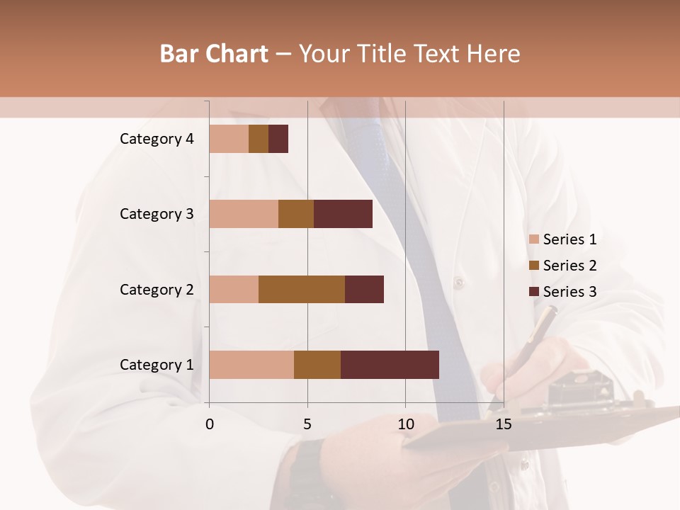 Doctor, Pharmacist Or Laboratory Worker Recording Information. PowerPoint Template