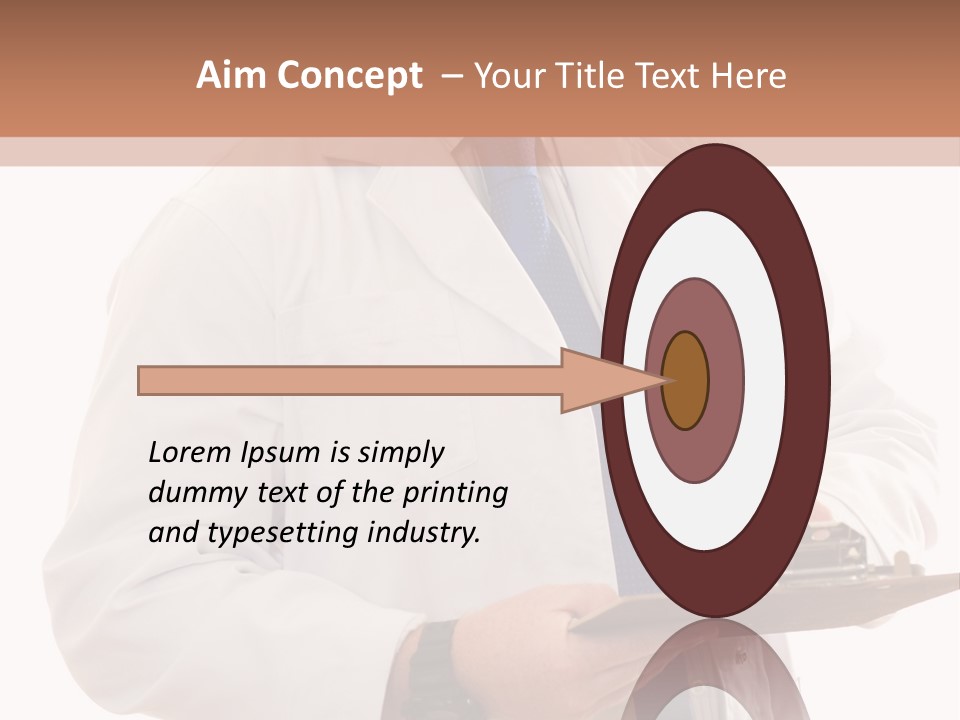 Doctor, Pharmacist Or Laboratory Worker Recording Information. PowerPoint Template