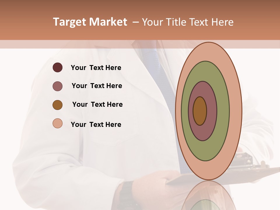 Doctor, Pharmacist Or Laboratory Worker Recording Information. PowerPoint Template