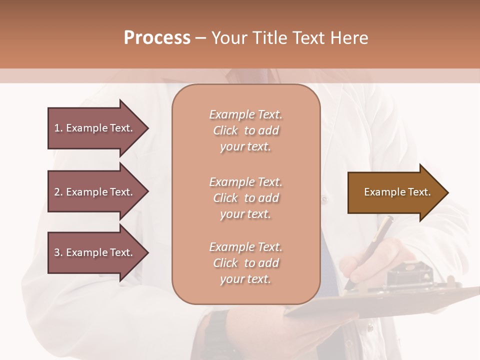 Doctor, Pharmacist Or Laboratory Worker Recording Information. PowerPoint Template