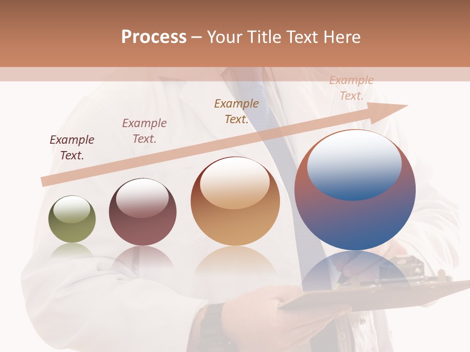 Doctor, Pharmacist Or Laboratory Worker Recording Information. PowerPoint Template
