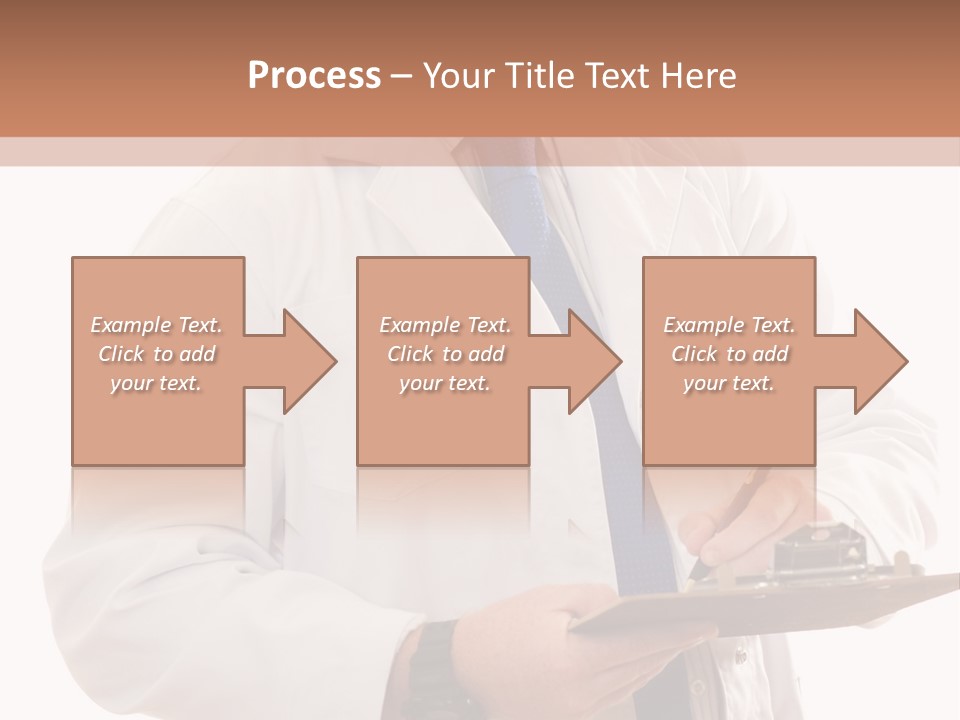 Doctor, Pharmacist Or Laboratory Worker Recording Information. PowerPoint Template