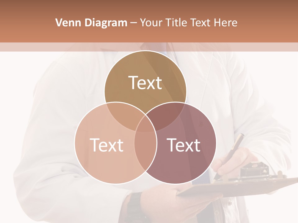 Doctor, Pharmacist Or Laboratory Worker Recording Information. PowerPoint Template