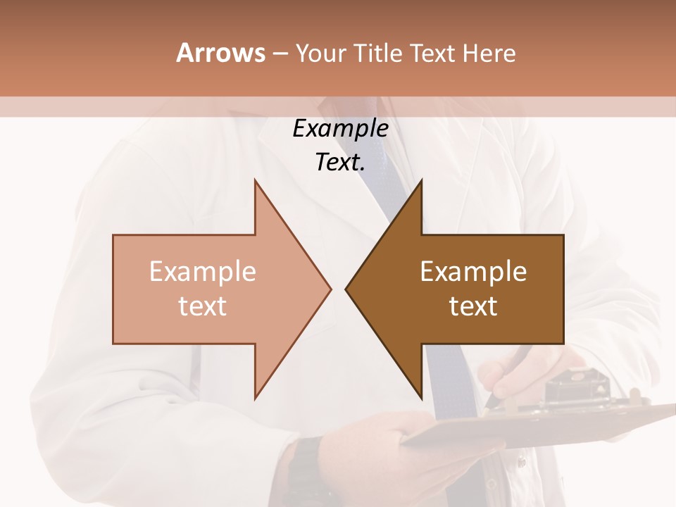Doctor, Pharmacist Or Laboratory Worker Recording Information. PowerPoint Template