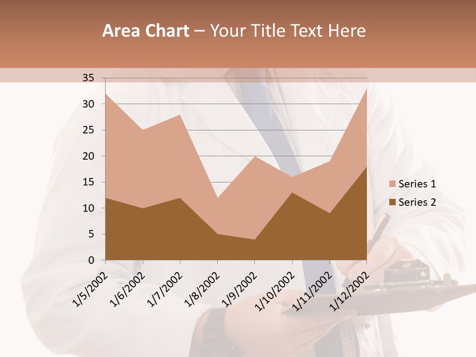 Doctor, Pharmacist Or Laboratory Worker Recording Information. PowerPoint Template