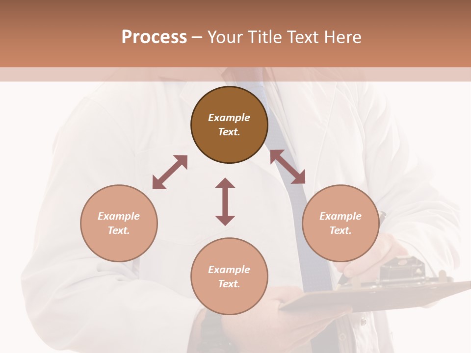 Doctor, Pharmacist Or Laboratory Worker Recording Information. PowerPoint Template