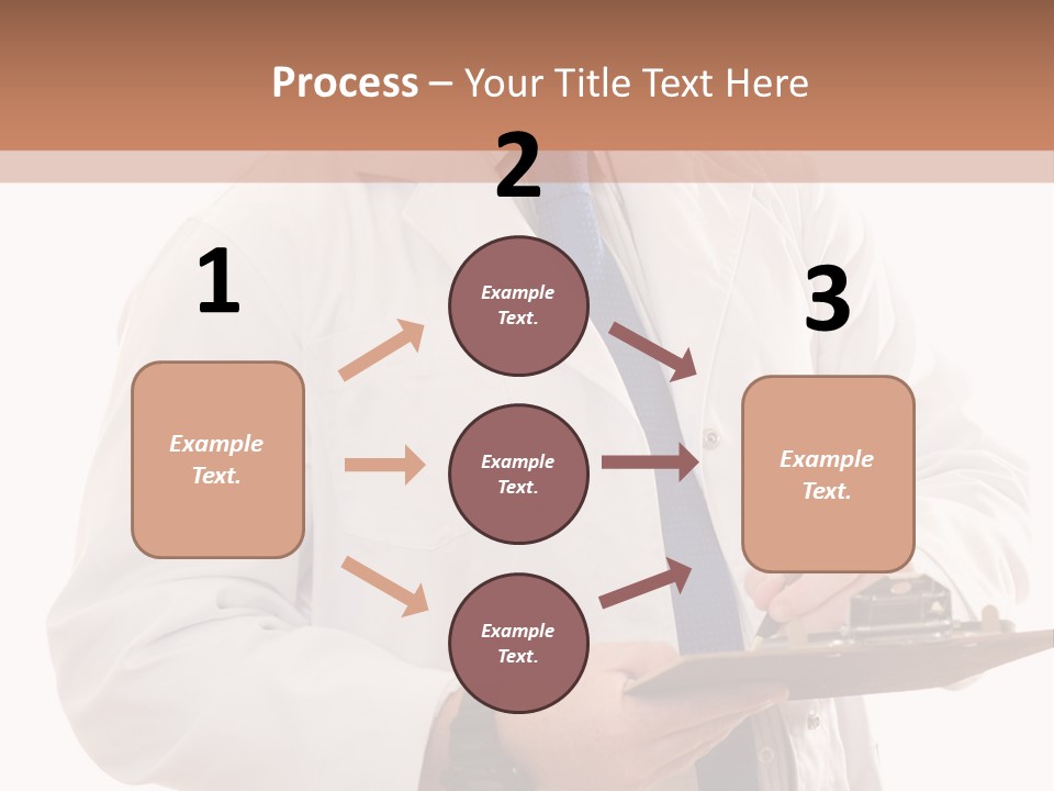 Doctor, Pharmacist Or Laboratory Worker Recording Information. PowerPoint Template