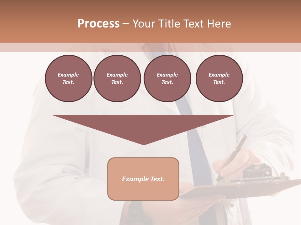 Doctor, Pharmacist Or Laboratory Worker Recording Information. PowerPoint Template