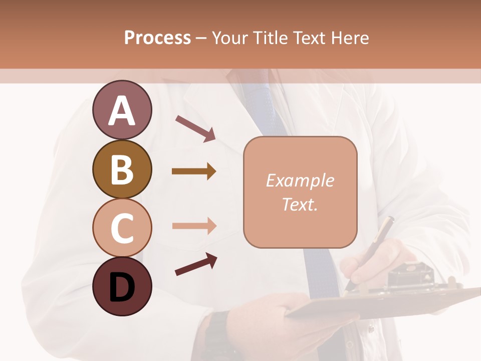 Doctor, Pharmacist Or Laboratory Worker Recording Information. PowerPoint Template