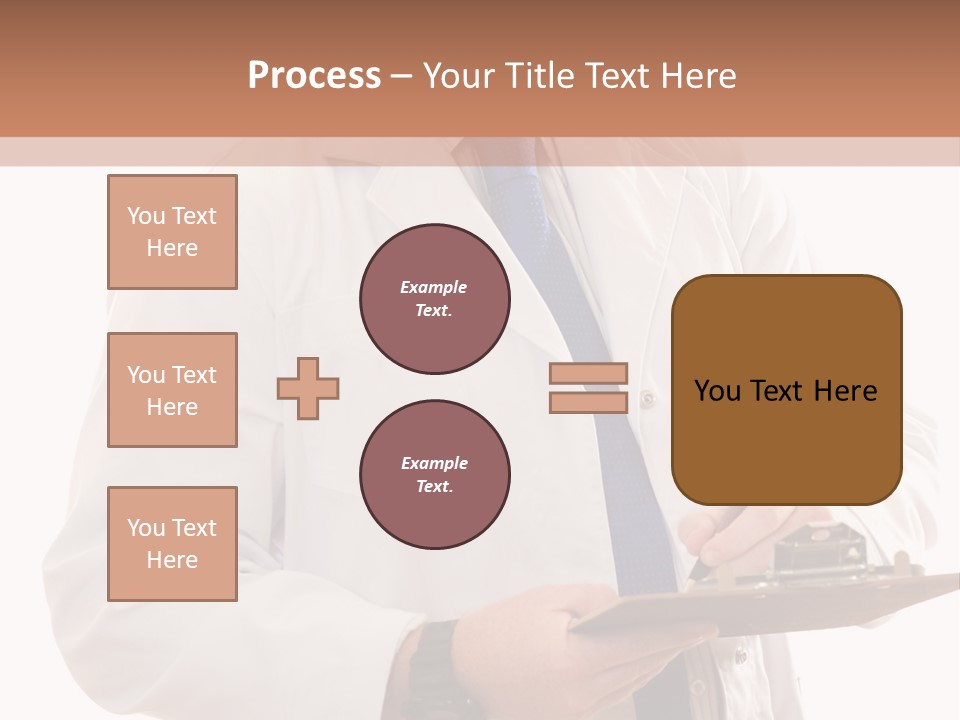 Doctor, Pharmacist Or Laboratory Worker Recording Information. PowerPoint Template