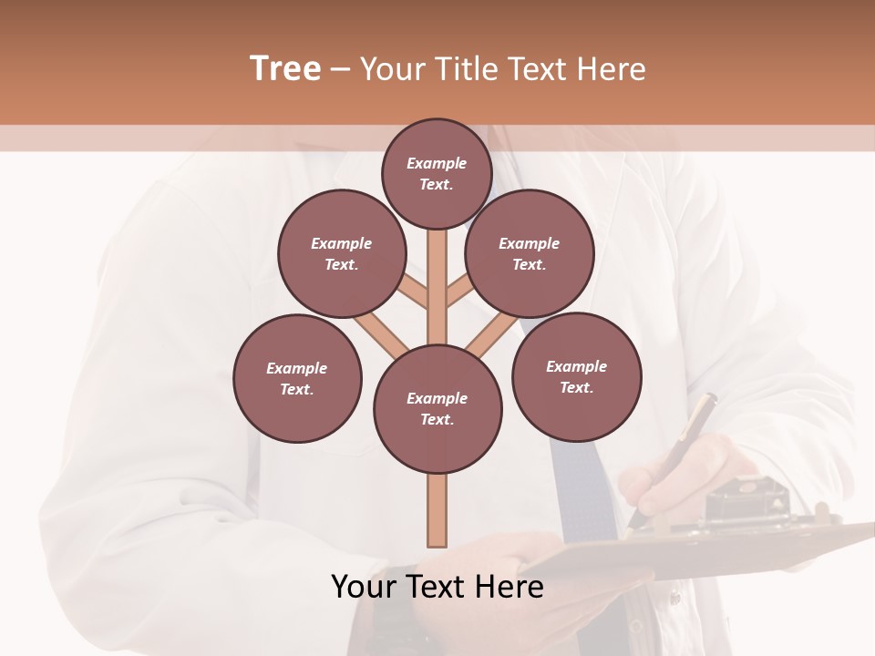 Doctor, Pharmacist Or Laboratory Worker Recording Information. PowerPoint Template