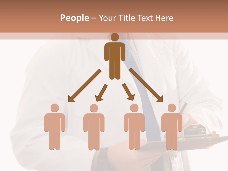 Doctor, Pharmacist Or Laboratory Worker Recording Information. PowerPoint Template