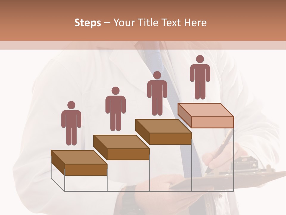 Doctor, Pharmacist Or Laboratory Worker Recording Information. PowerPoint Template