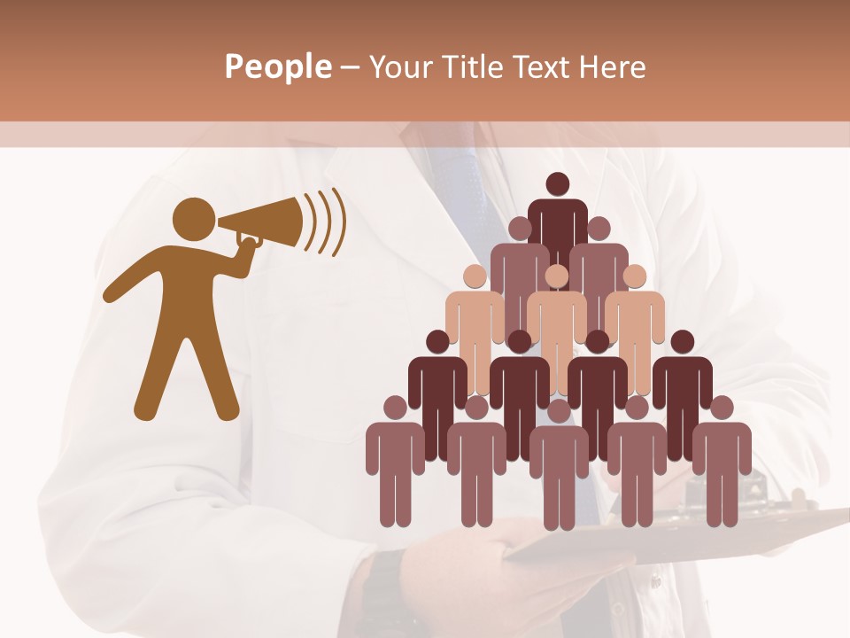 Doctor, Pharmacist Or Laboratory Worker Recording Information. PowerPoint Template