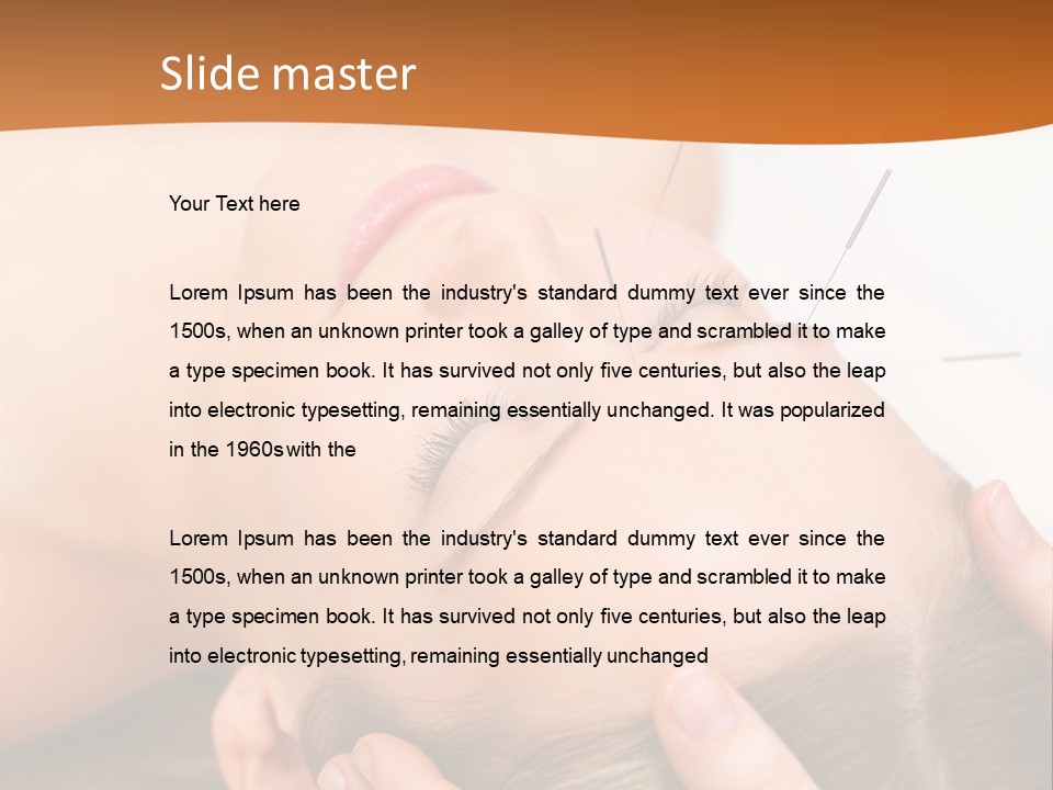 Cheetah Portrait PowerPoint Template