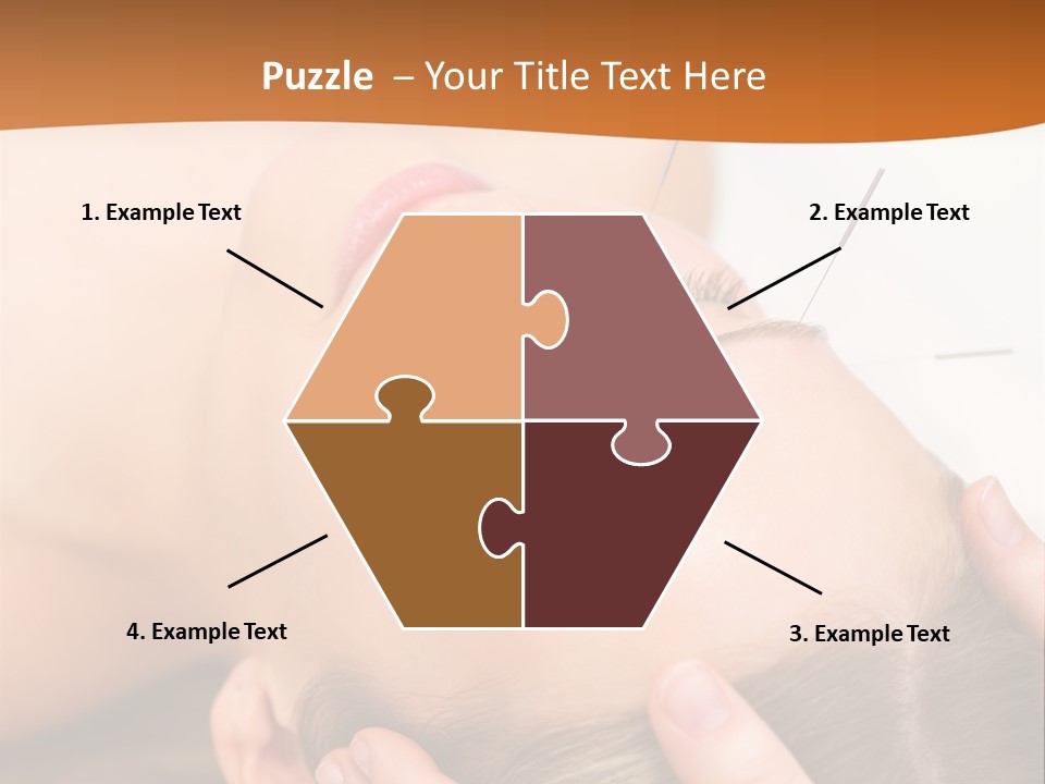 Cheetah Portrait PowerPoint Template