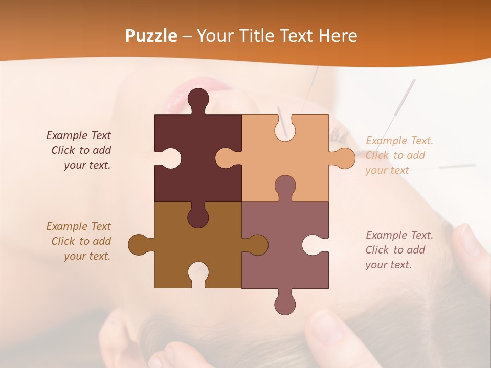 Cheetah Portrait PowerPoint Template