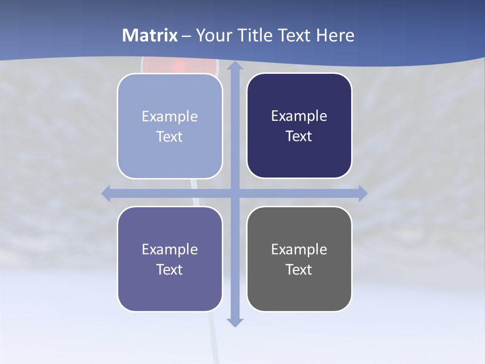 Driveway Marker PowerPoint Template