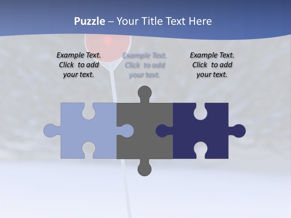 Driveway Marker PowerPoint Template