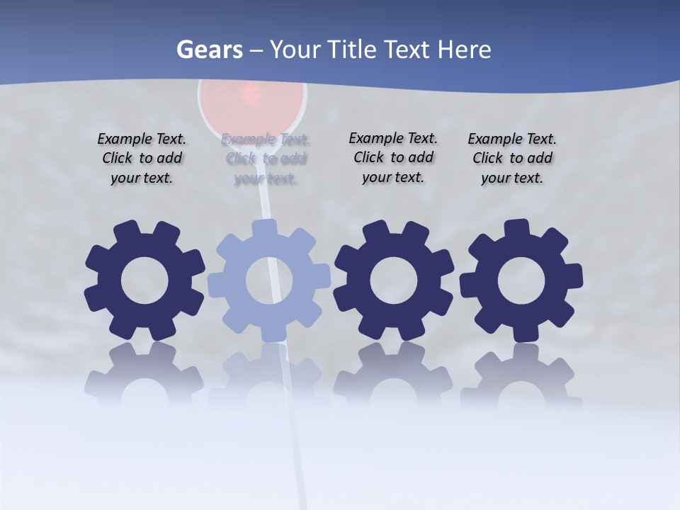 Driveway Marker PowerPoint Template