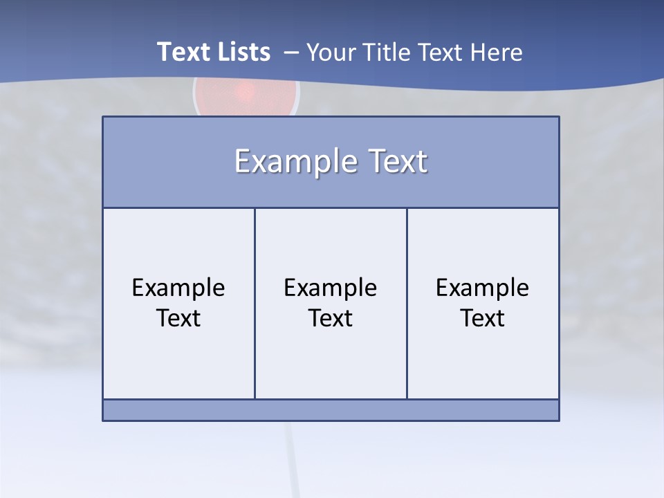 Driveway Marker PowerPoint Template