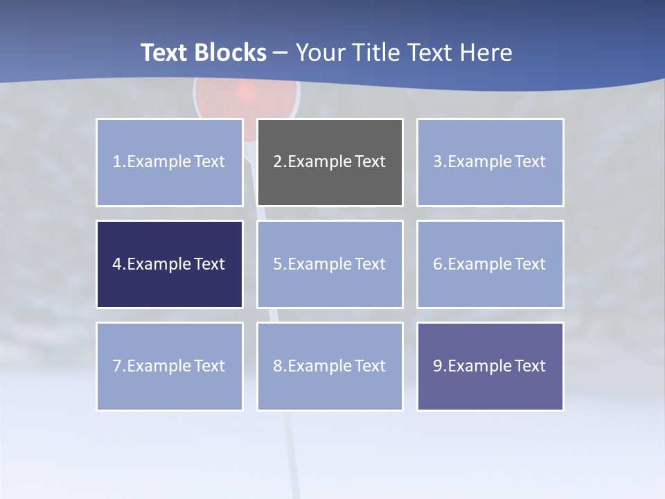 Driveway Marker PowerPoint Template