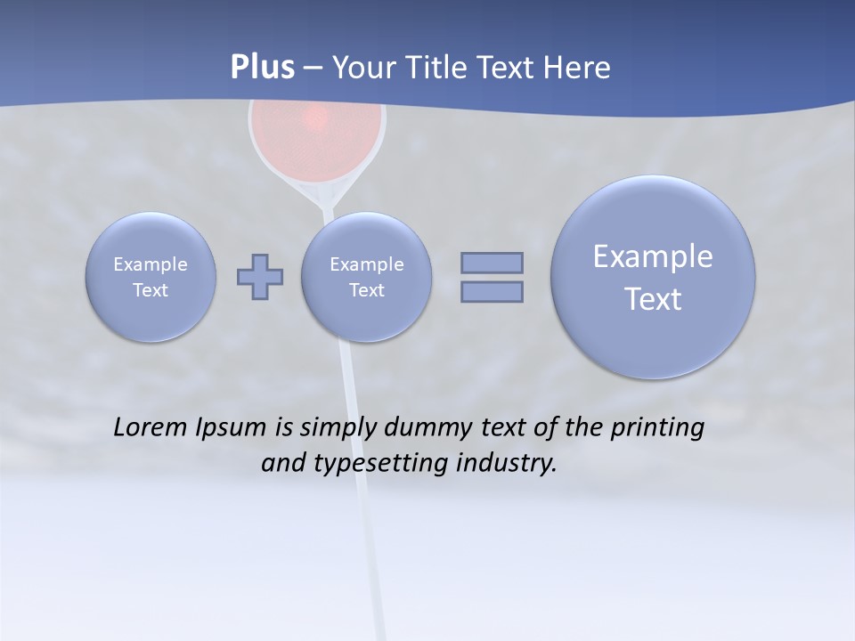 Driveway Marker PowerPoint Template