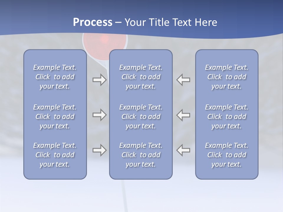 Driveway Marker PowerPoint Template
