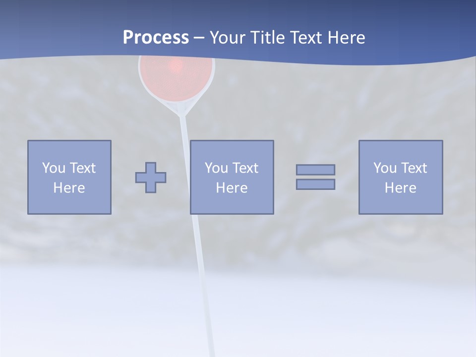 Driveway Marker PowerPoint Template