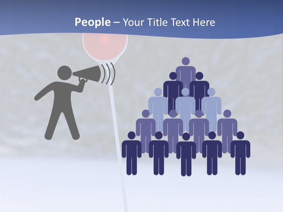 Driveway Marker PowerPoint Template