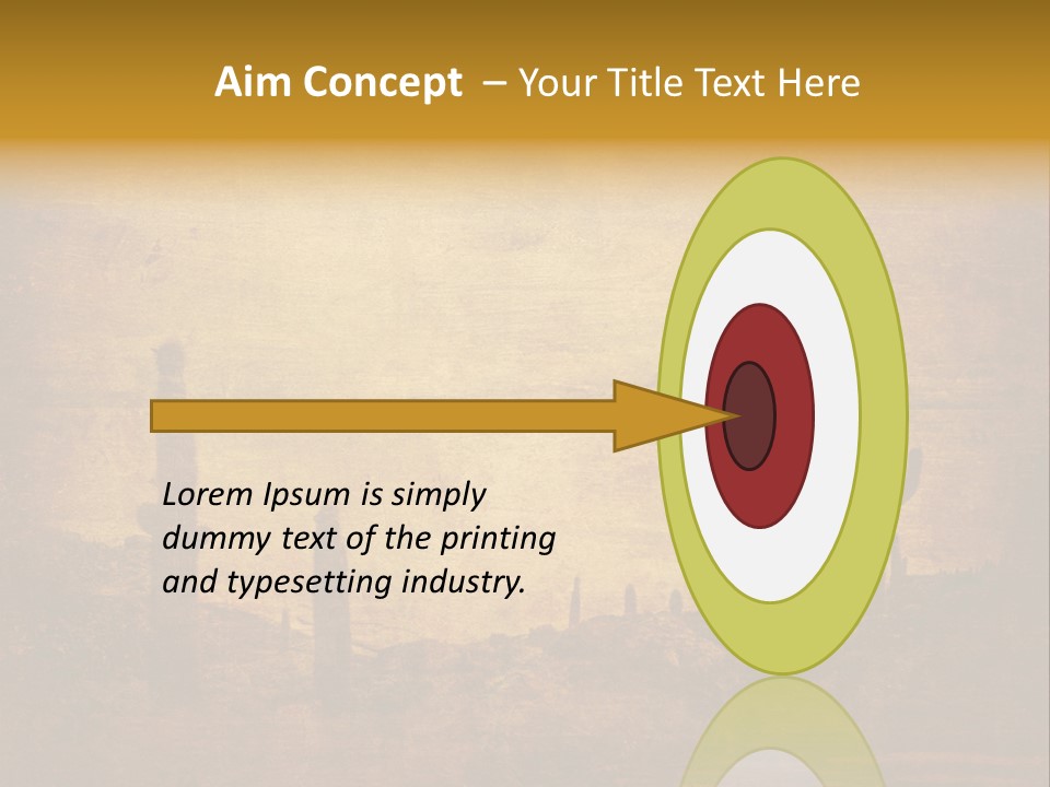 Grunge Background With Wild West Landscape PowerPoint Template