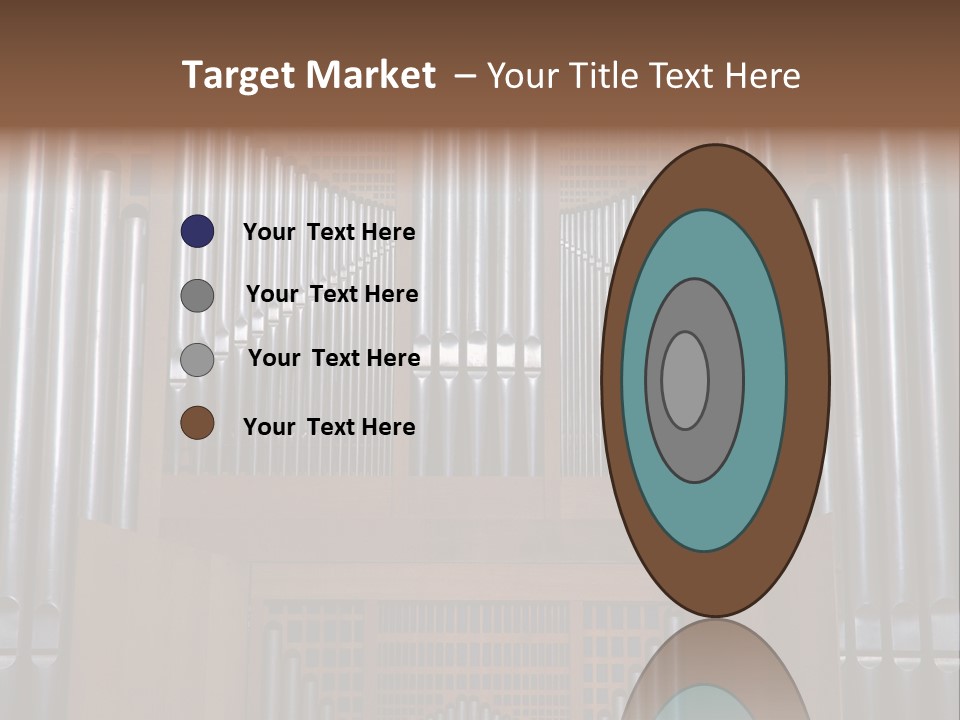 Modern Pipes Organ In St Jean Cathedral (Lyon France) PowerPoint Template