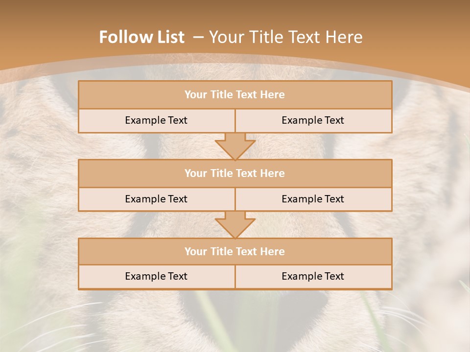 Cheetah Portrait PowerPoint Template