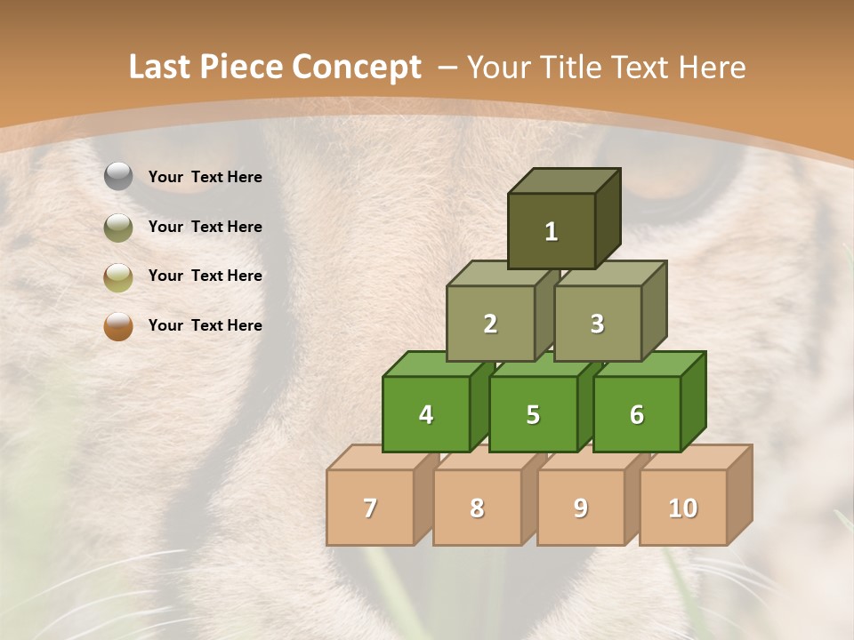 Cheetah Portrait PowerPoint Template